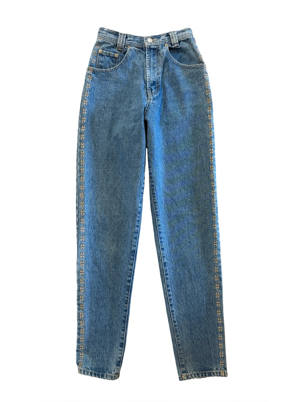 Vintage Deadstock Bluenotes Denim Jeans Puff Embroidery Pocket